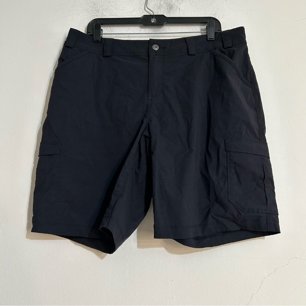 Duluth Trading Co Women's Dry on the Fly 10" Shorts Black Sz 16 Hiking Outdoor